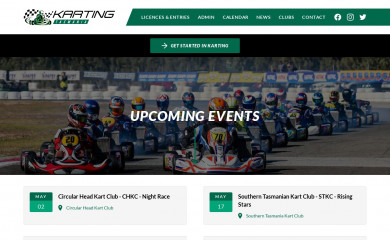 kartingtas.net.au screenshot