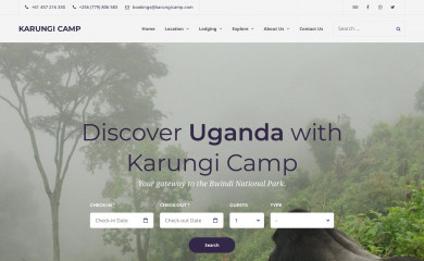 karungicamp.com screenshot