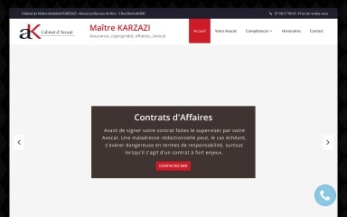 karzazi-avocat.com screenshot