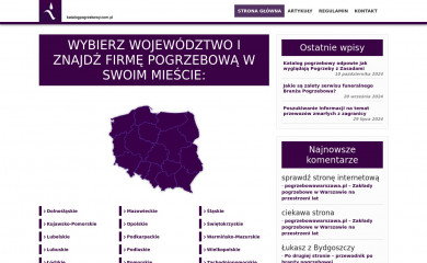 katalogpogrzebowy.com.pl screenshot