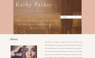 kathyparker.com.au screenshot