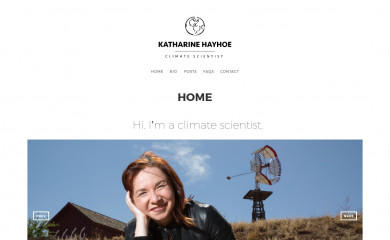katharinehayhoe.com screenshot