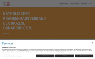 katholischer-krankenhausverband-os.de screenshot