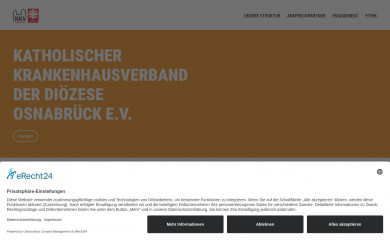 katholischer-krankenhausverband-os.de screenshot