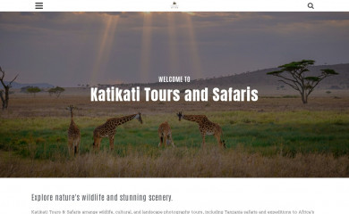 katikatisafaris.com screenshot