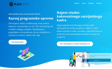 kaudata.si screenshot