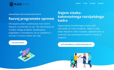kaudata.si screenshot