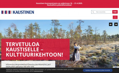 kaustinen.fi screenshot