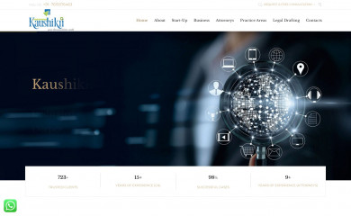 kaushikii.com screenshot