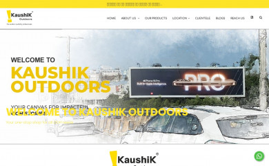 kaushikoutdoors.com screenshot