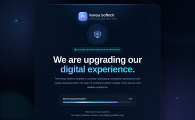 kavyasoftech.com screenshot