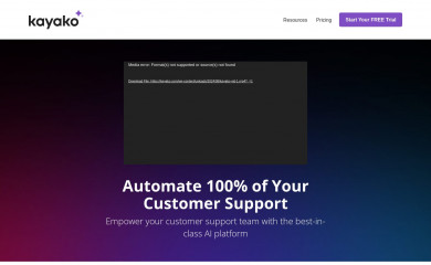 kayako.com screenshot