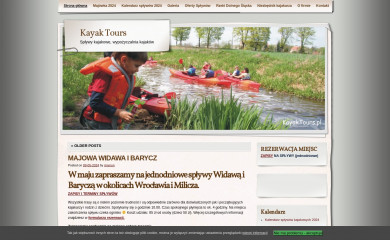 kayaktours.pl screenshot
