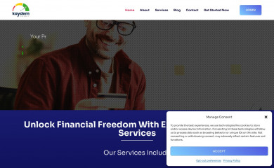 kaydemcredithelp.com screenshot
