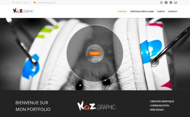 kazgraphic.fr screenshot