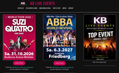 kb-live-events.de screenshot