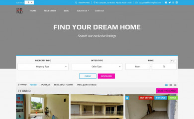 kbcomplex.com screenshot
