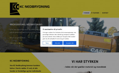 kc-nedbrydning.dk screenshot