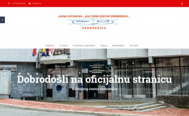 kc-srebrenica.ba screenshot