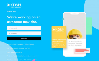 kdandm.com.au screenshot