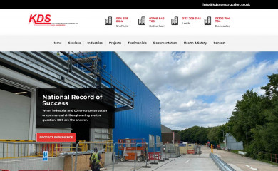 kdsconstruction.co.uk screenshot