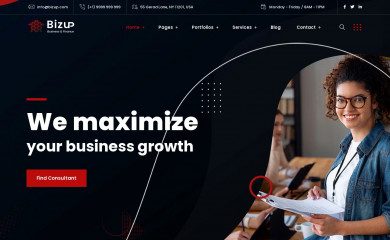 https://keenitsolutions.com/products/wordpress/bizup/ screenshot