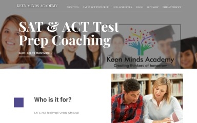 http://keenmindsacademy.com screenshot