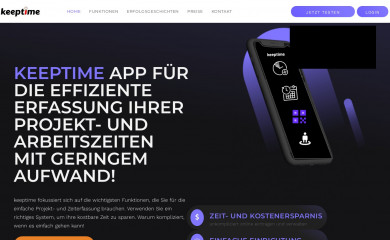keeptime.de screenshot