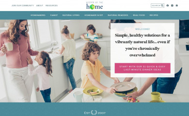 keeperofthehome.org screenshot