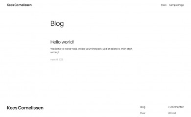keescornelissen.nl screenshot
