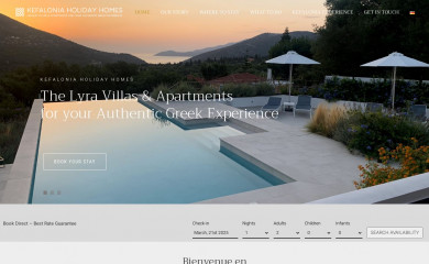 kefalonia-holidayhomes.com screenshot