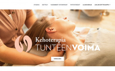 kehoterapiatunteenvoima.fi screenshot