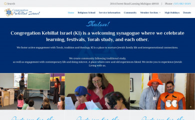 kehillatisrael.net screenshot