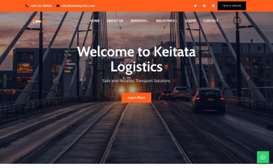 keitatalogistics.com screenshot