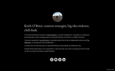 keithrobrien.com screenshot