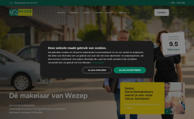 keizergarantiemakelaars.nl screenshot