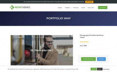 Portfolio Way screenshot