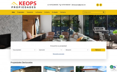 keopsprop.com.ar screenshot
