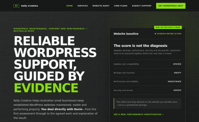 kellycreative.com.au screenshot