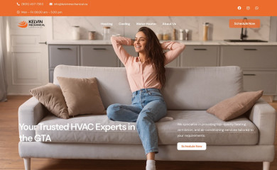 kelvinmechanical.ca screenshot