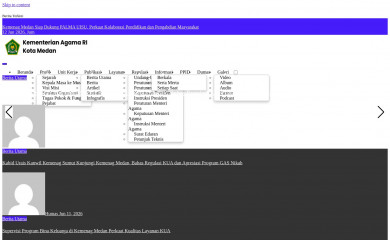 kemenagkotamedan.com screenshot