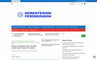 kementerianperdagangan.com screenshot