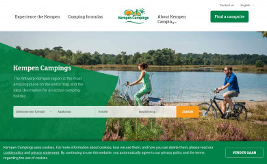 kempencampings.be screenshot
