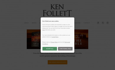 ken-follett.com screenshot