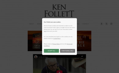 ken-follett.com screenshot