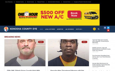 kenoshacountyeye.com screenshot