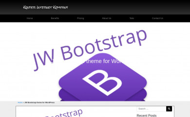 JW Bootstrap screenshot