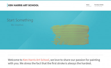 kenharrisartschool.com screenshot