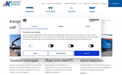 kenpo-sandwich.se screenshot