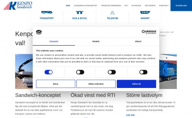 kenpo-sandwich.se screenshot